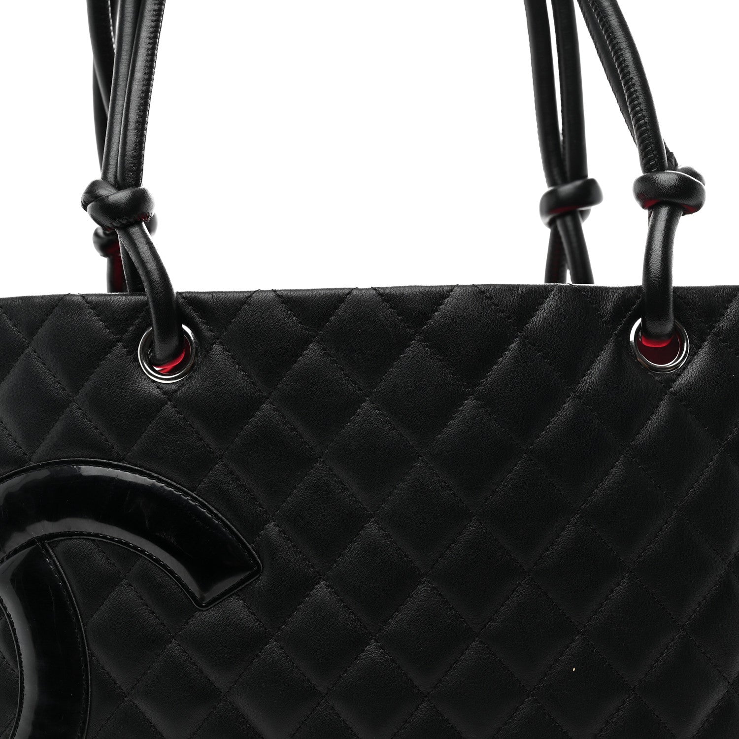 Chanel Calfskin Quilted Large Cambon Tote Black