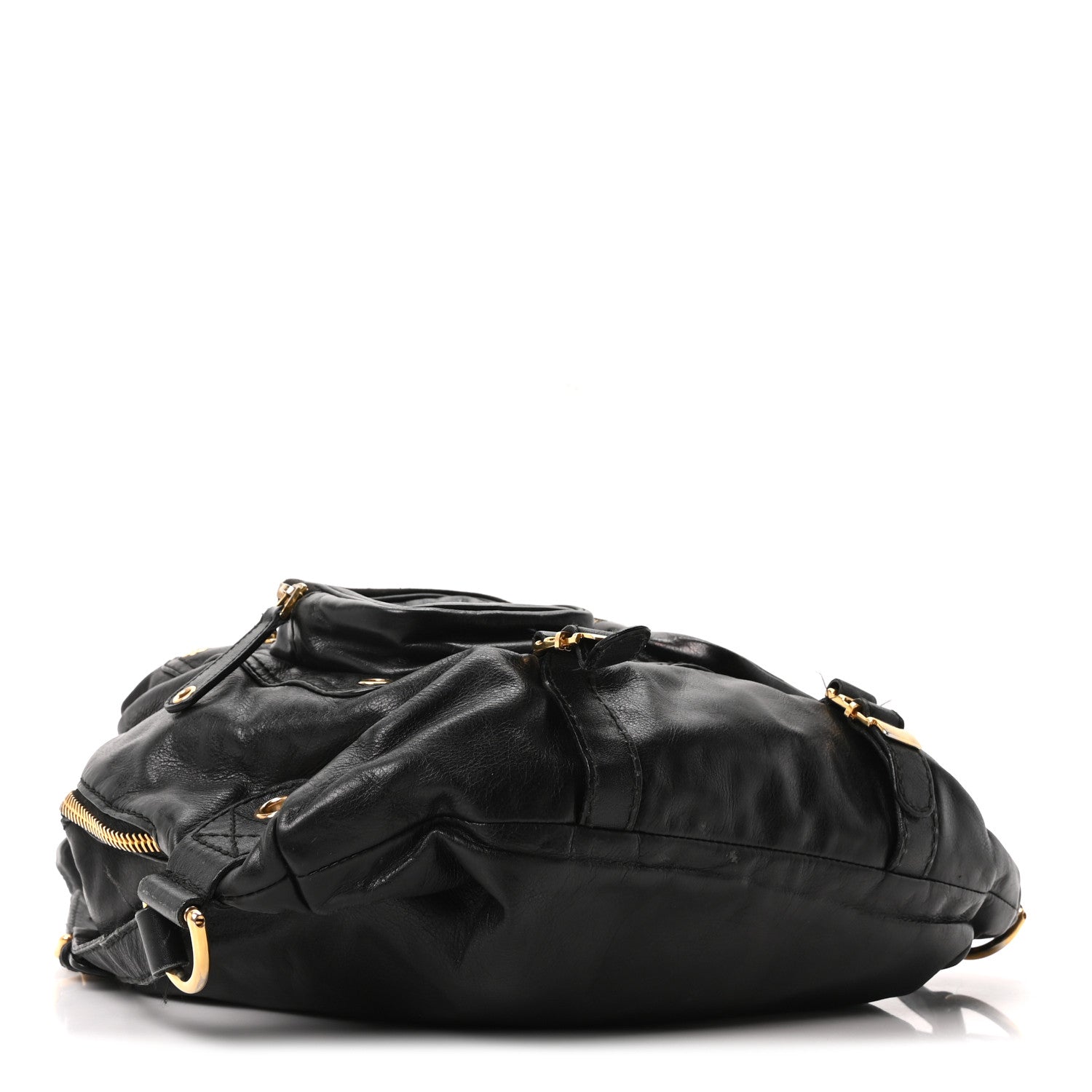 Gucci Calfskin Medium Darwin Convertible Backpack Black