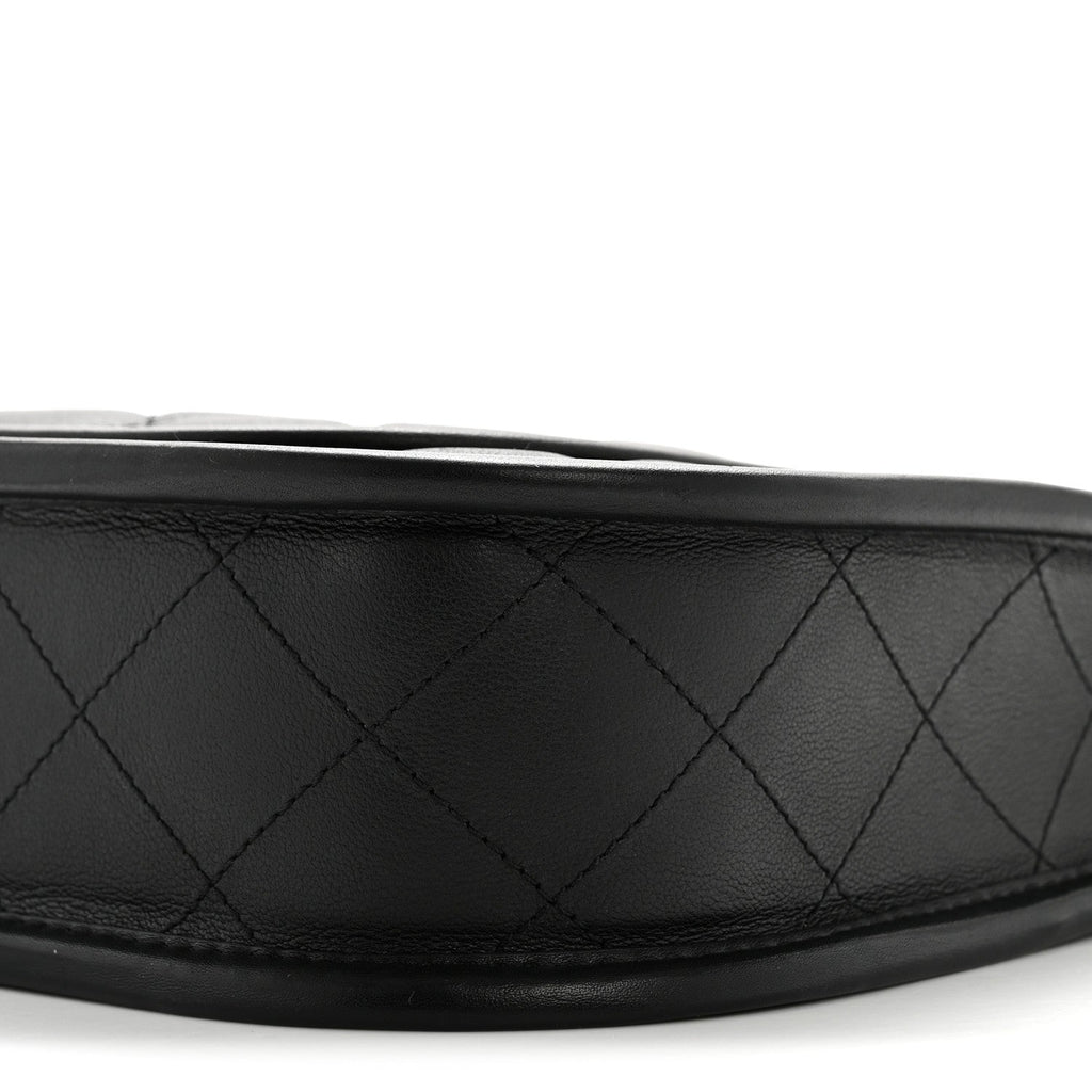 Chanel Calfskin Quilted Hobo Black