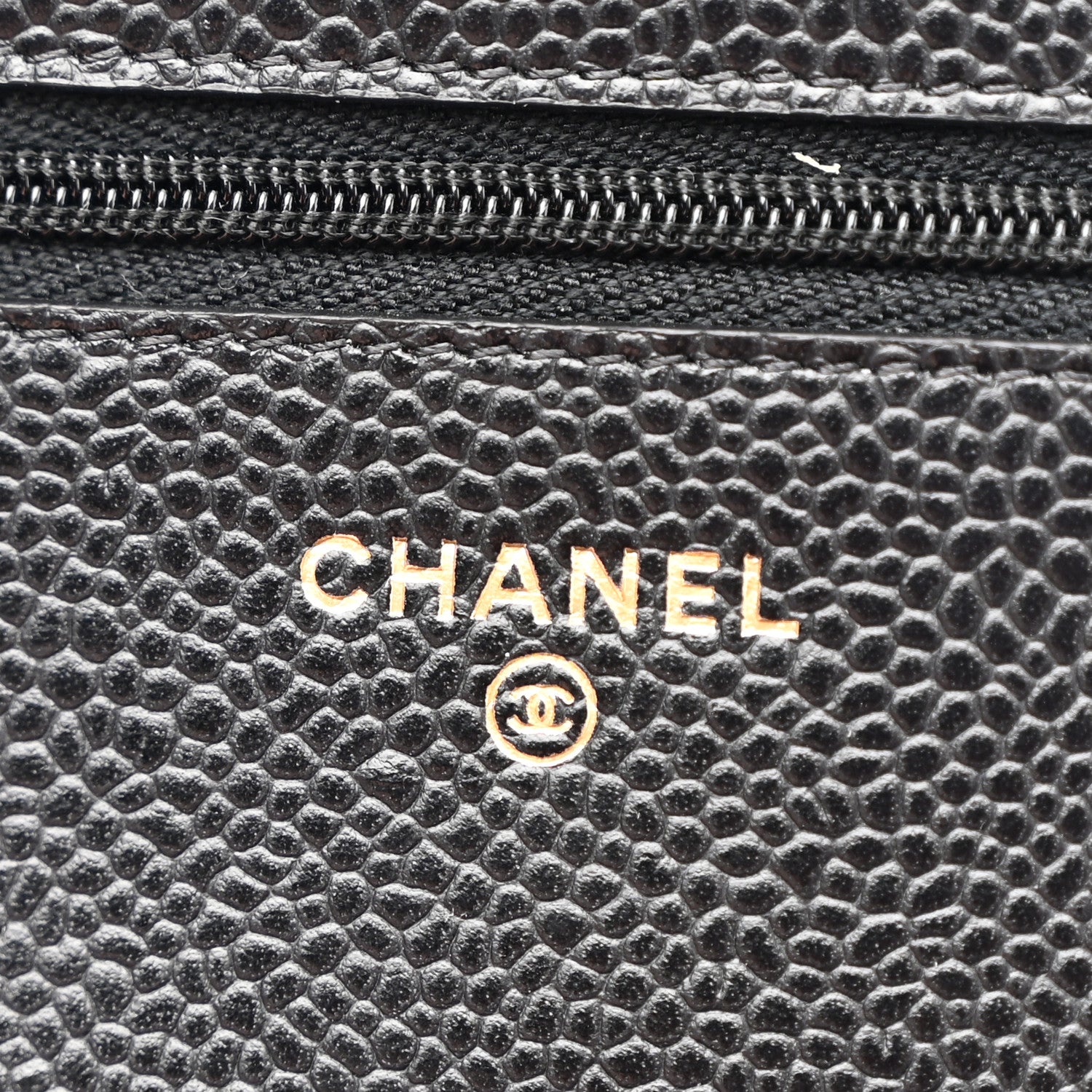 Chanel Caviar Quilted Wallet On Chain WOC Black