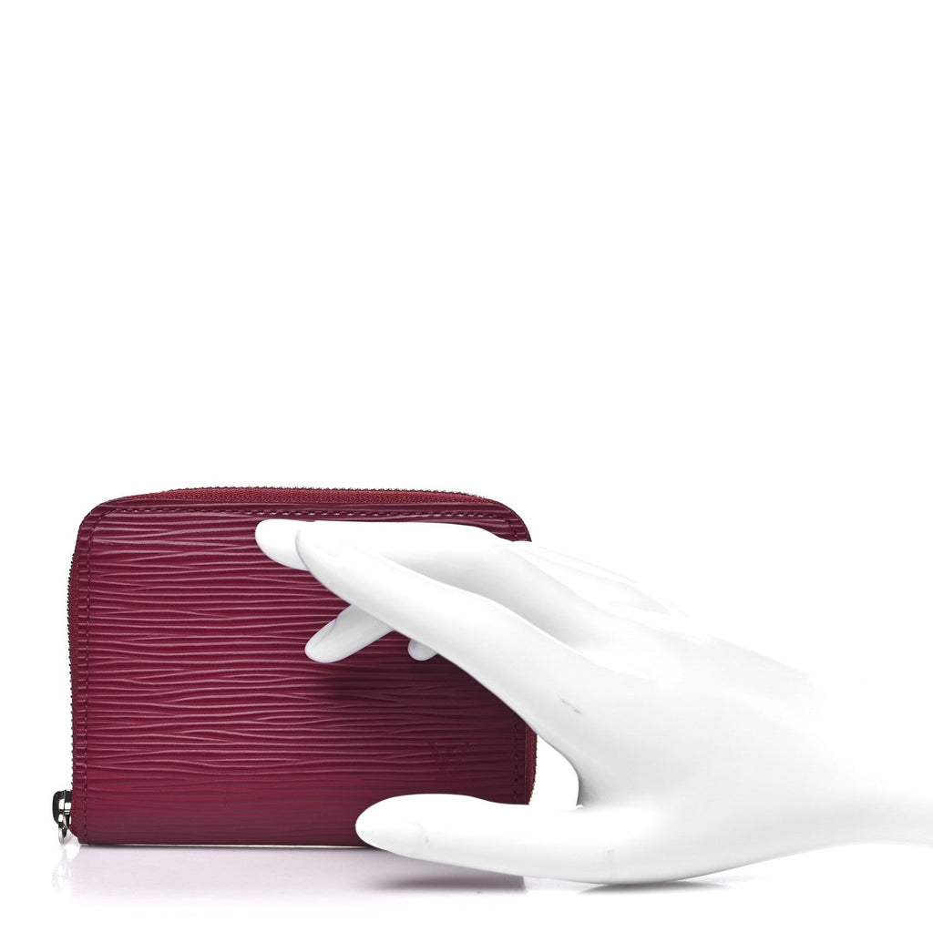 Louis Vuitton Epi Zippy Coin Purse Fuchsia