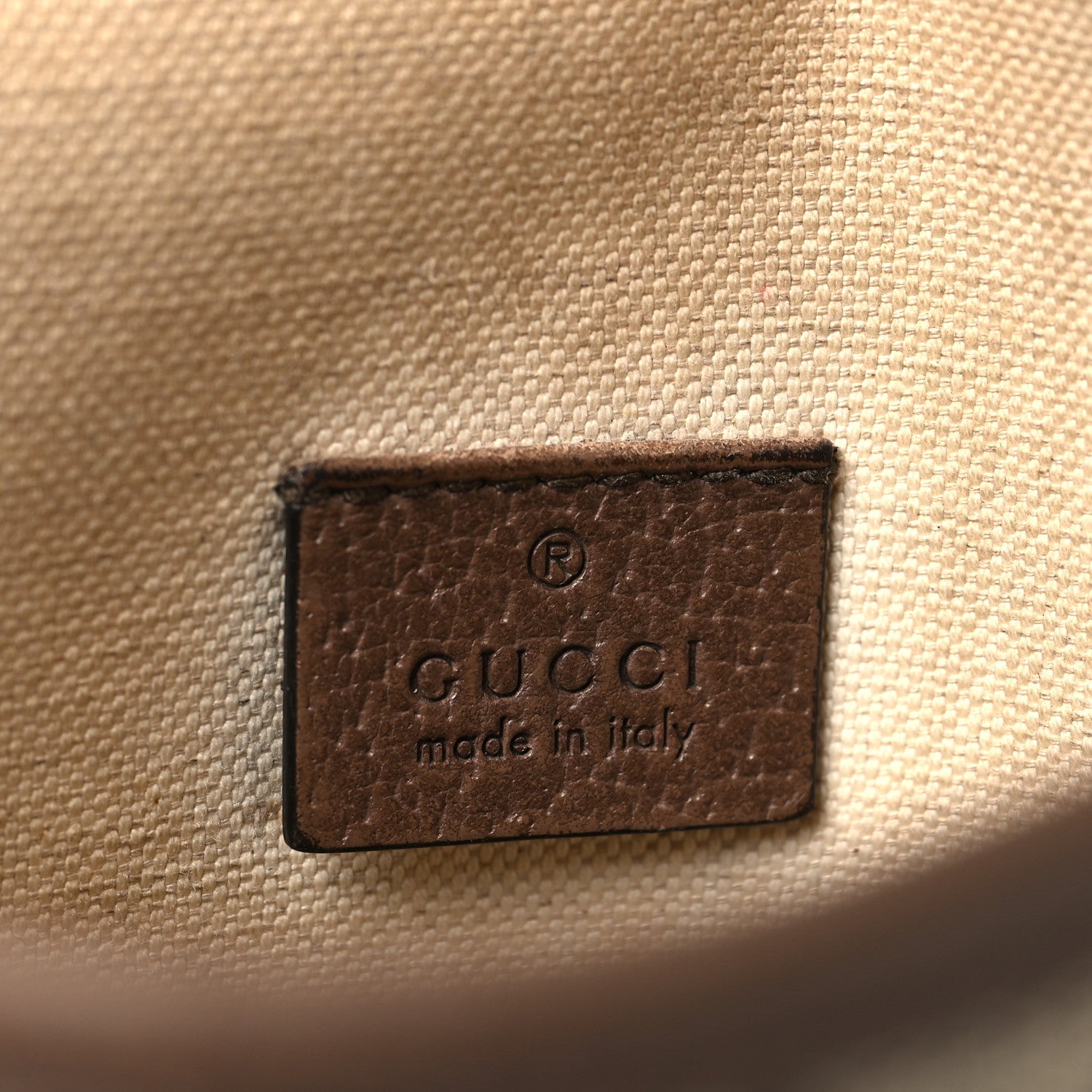 Gucci GG Supreme Monogram Web Medium Neo Vintage Flap Messenger Bag Beige New Acero