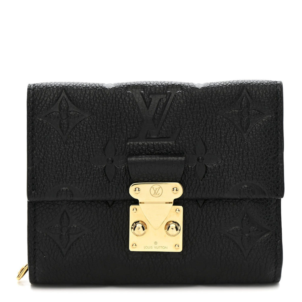 Louis Vuitton Empreinte Metis Compact Wallet Black
