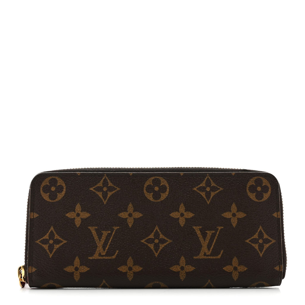 Louis Vuitton Monogram Clemence Wallet Fuchsia