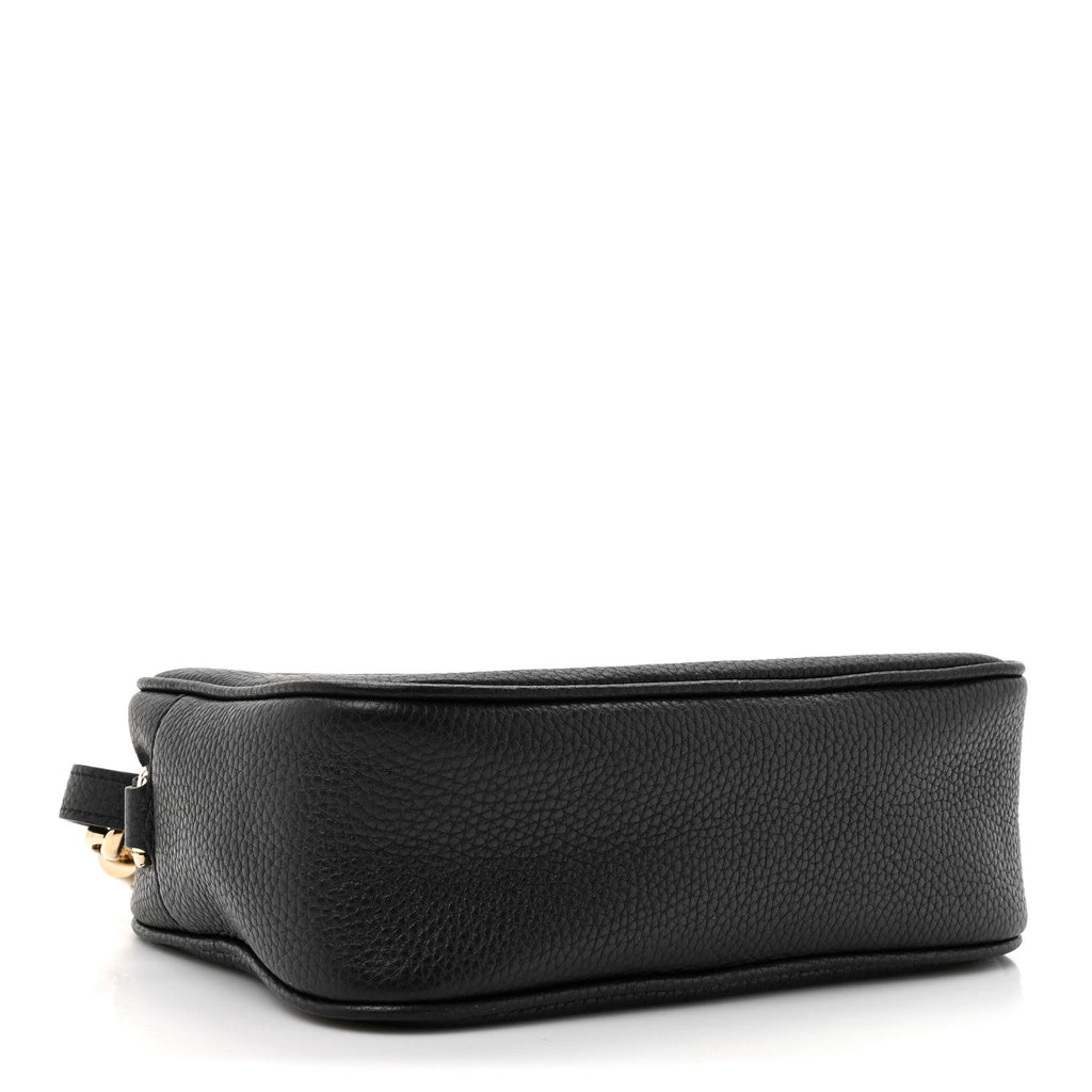 Gucci Pebbled Calfskin Small Soho Disco Bag Black