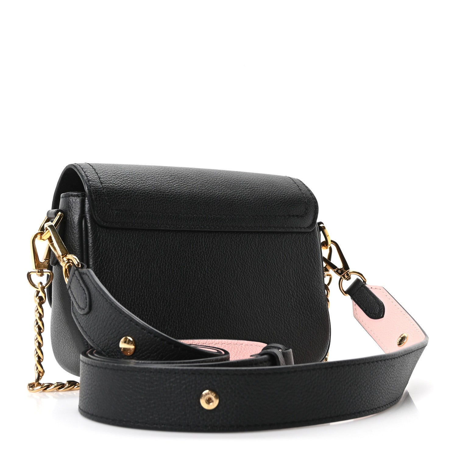 Louis Vuitton Grained Calfskin Lockme Tender Black