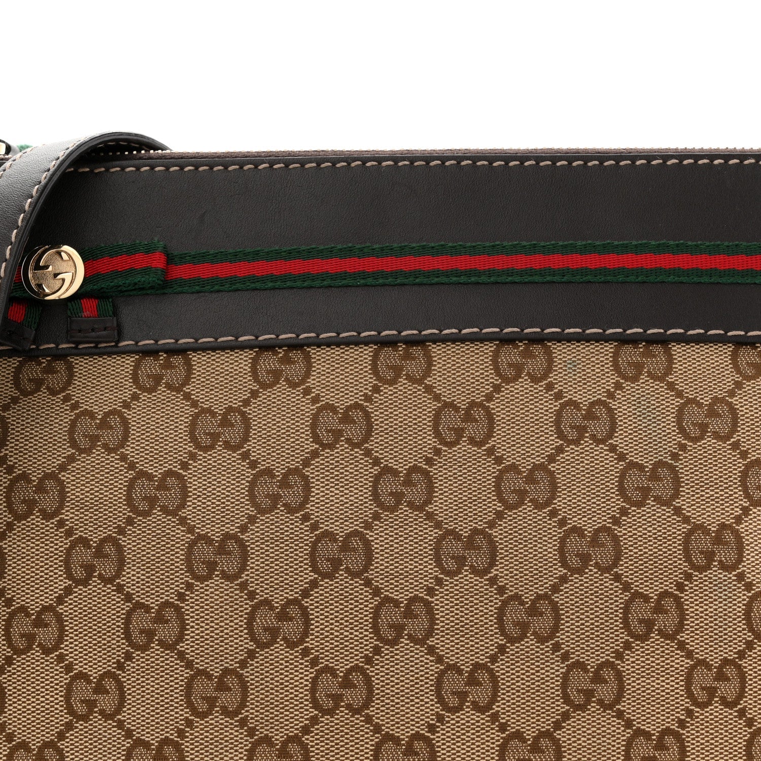 Gucci Monogram Mayfair Messenger Brown