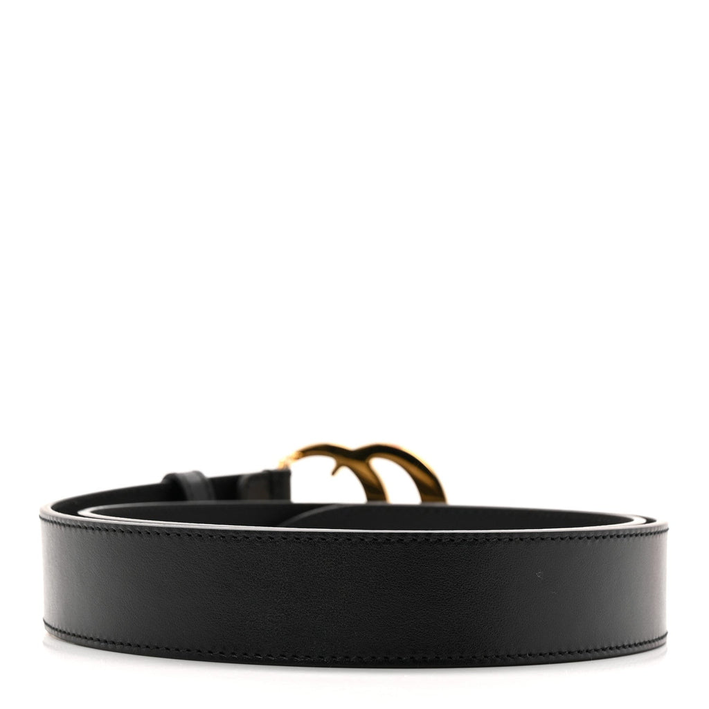 Gucci Calfskin Double G 40mm Belt 85 34 Black