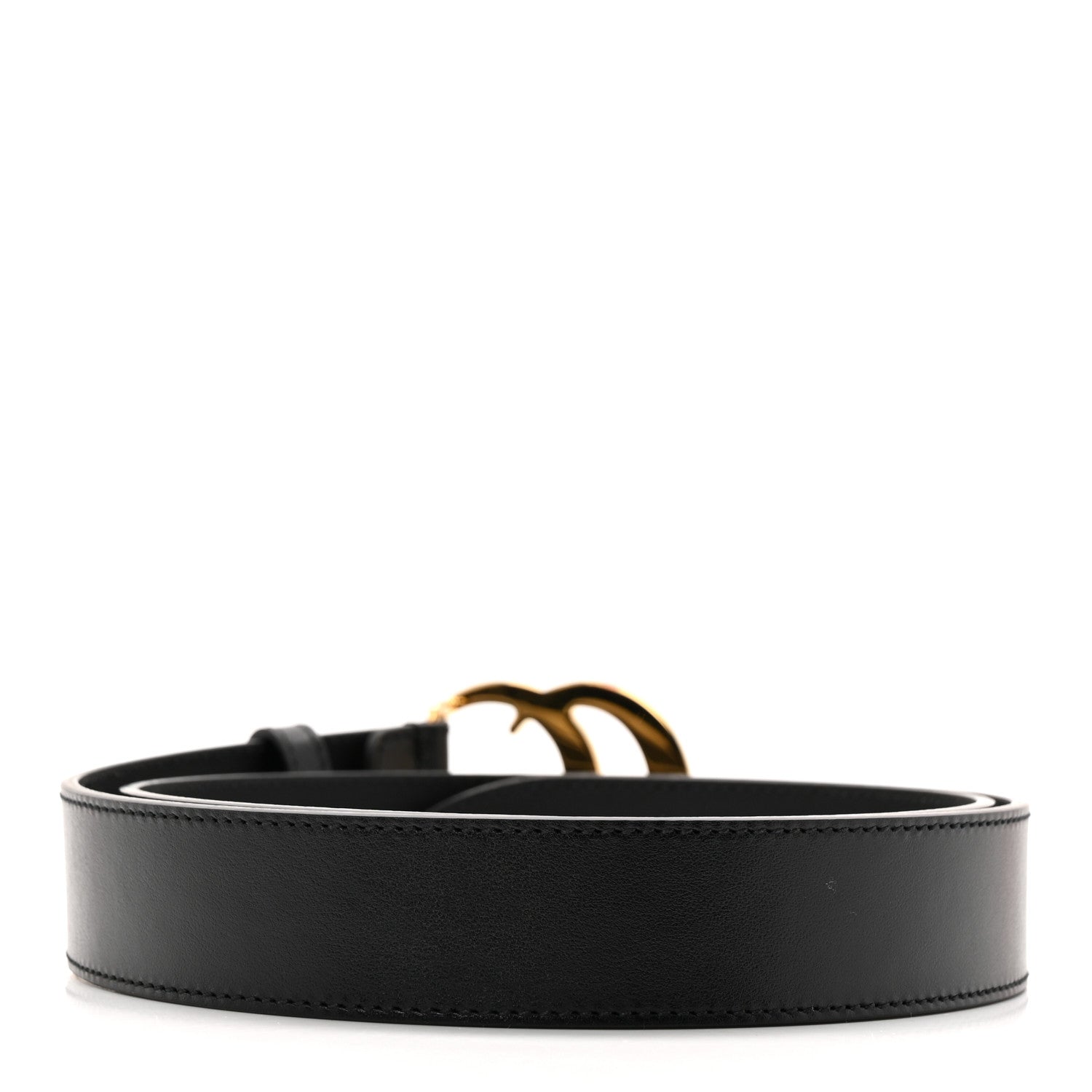 Gucci Calfskin Double G 40mm Belt 85 34 Black