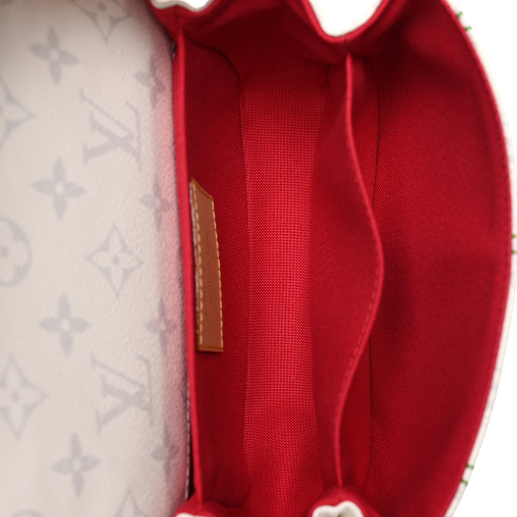 Louis Vuitton LV X TM Monogram Cerises Pochette Metis East West White