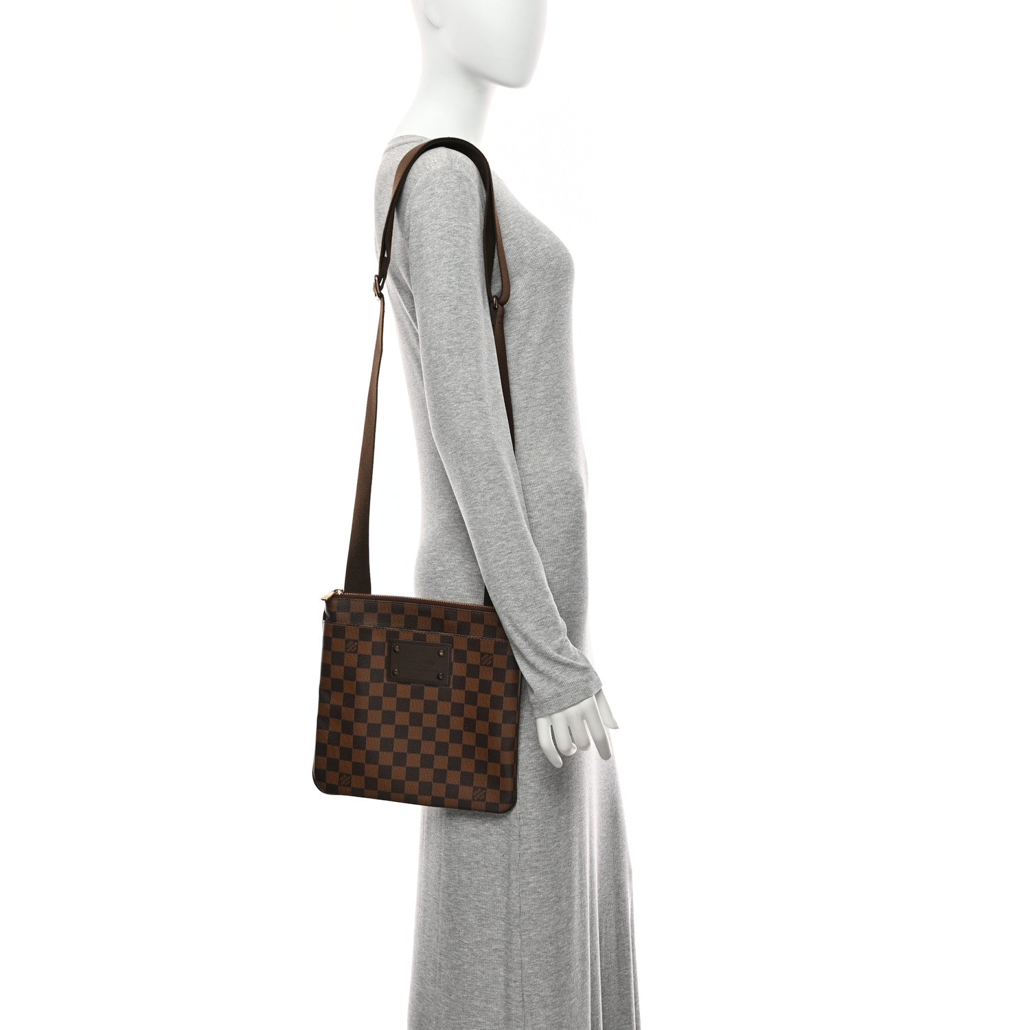 Louis Vuitton Damier Ebene Brooklyn Flat Pochette