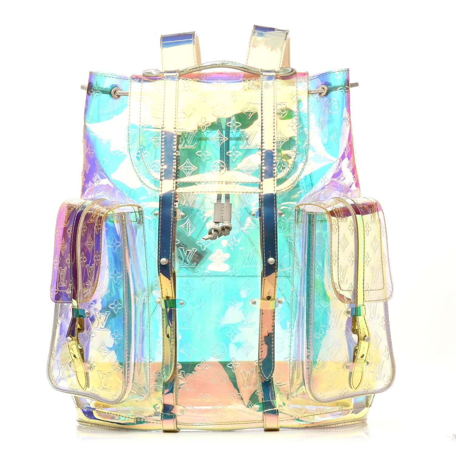 Louis Vuitton PVC Monogram Christopher Backpack GM Iridescent Prism