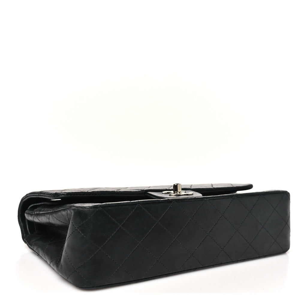 Chanel Lambskin Quilted Medium Double Flap Black