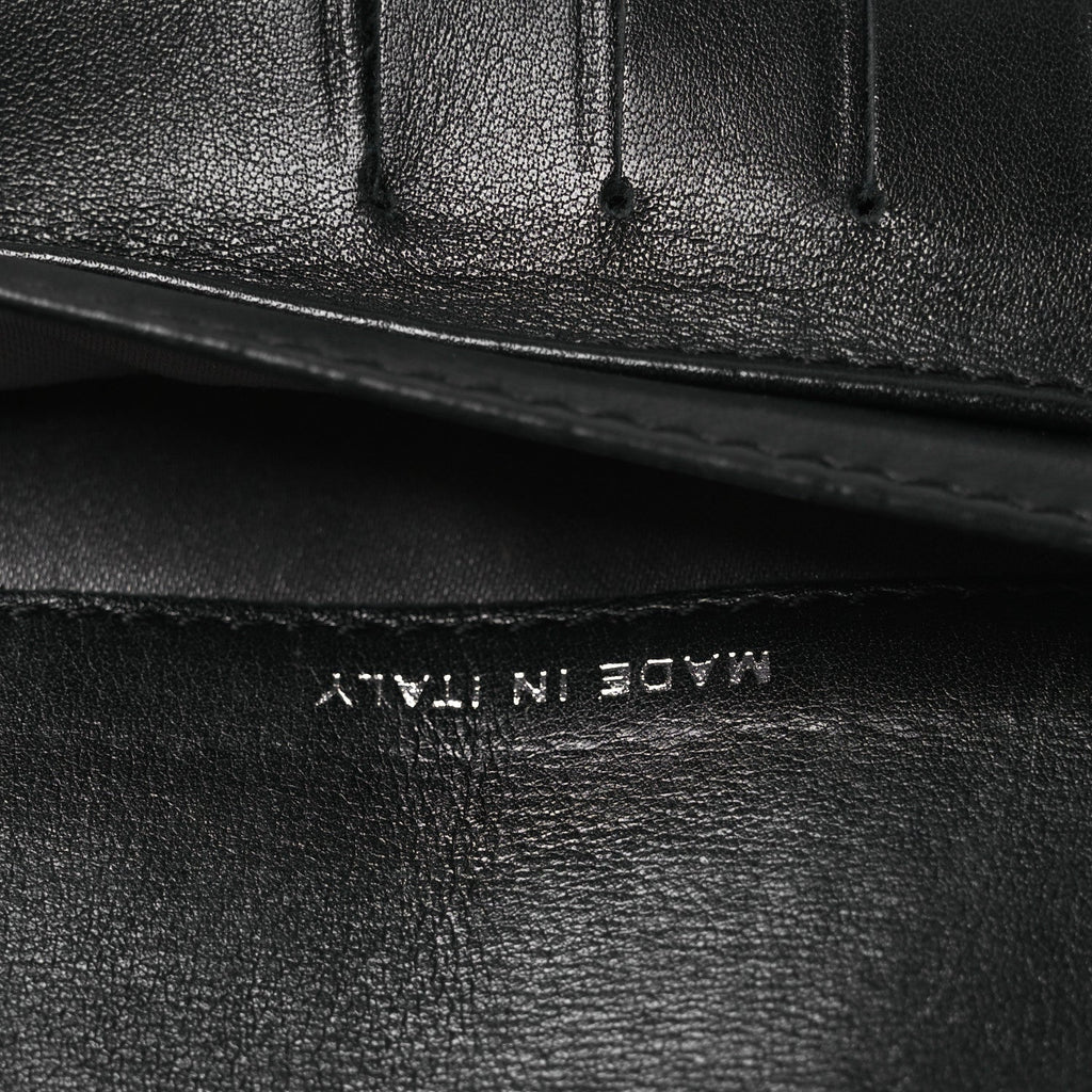 Patent Camellia Yen Wallet Black