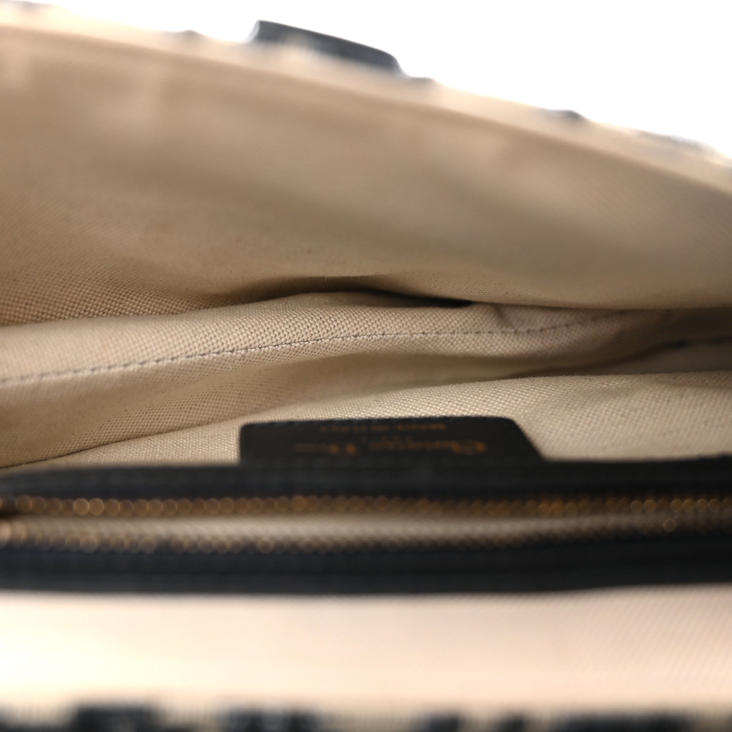 Christian Dior Oblique Saddle Bag Blue