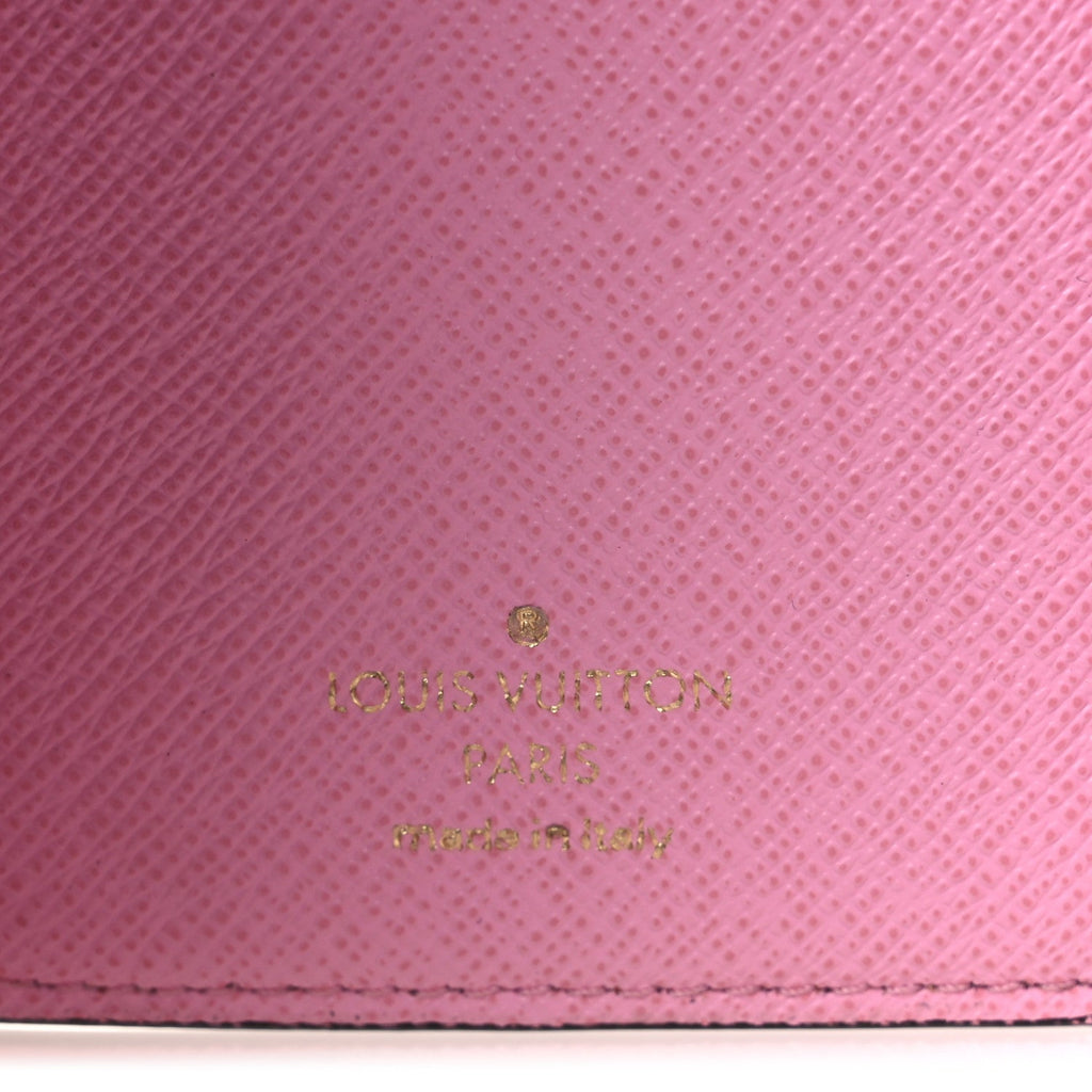 Louis Vuitton Monogram 2023 Christmas Animation Alpine Victorine Wallet Wisteria Pink