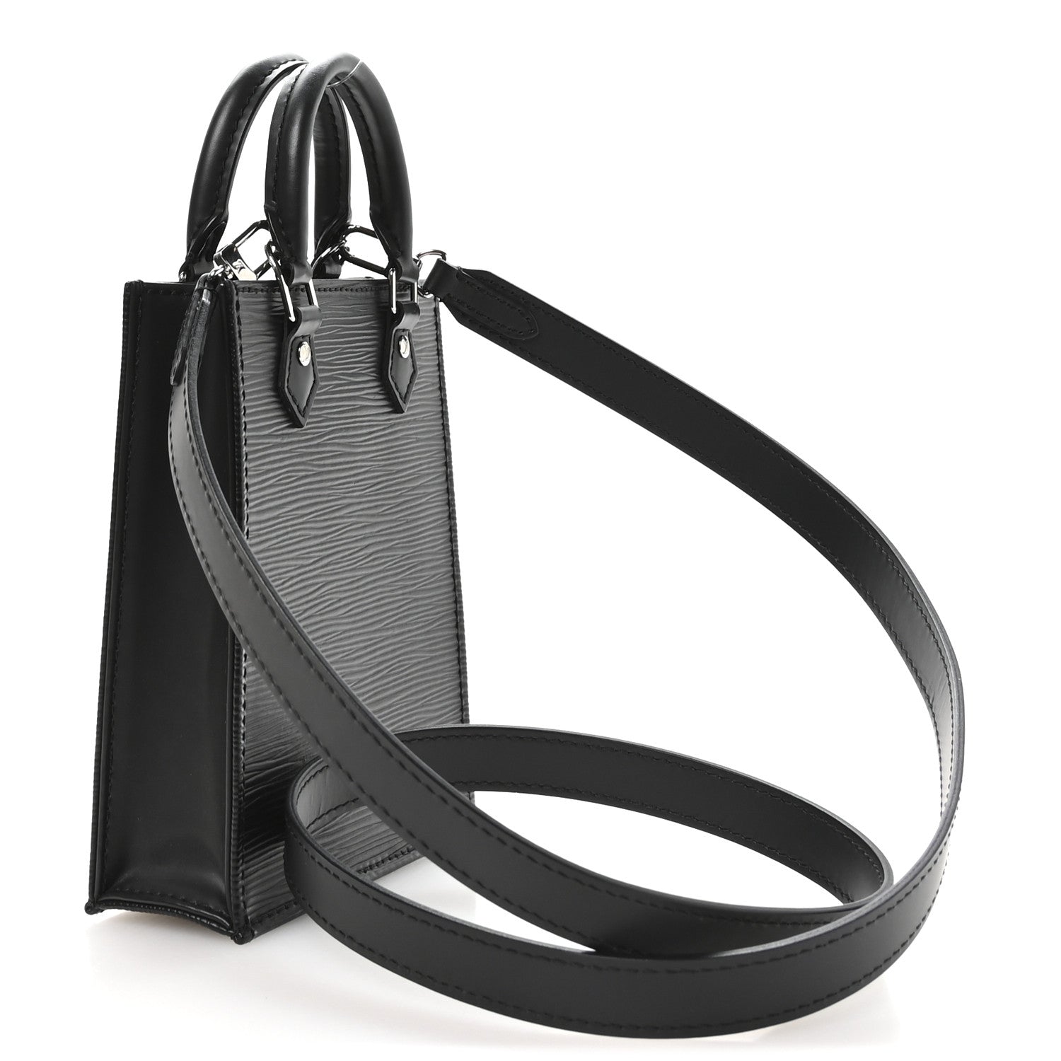 Louis Vuitton Epi Petit Sac Plat Black