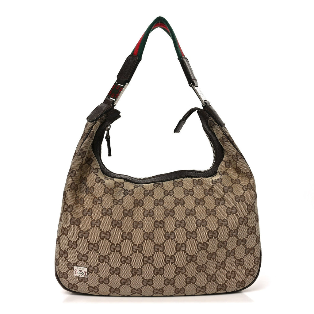 Gucci Monogram Medium Pop Hobo Dark Brown