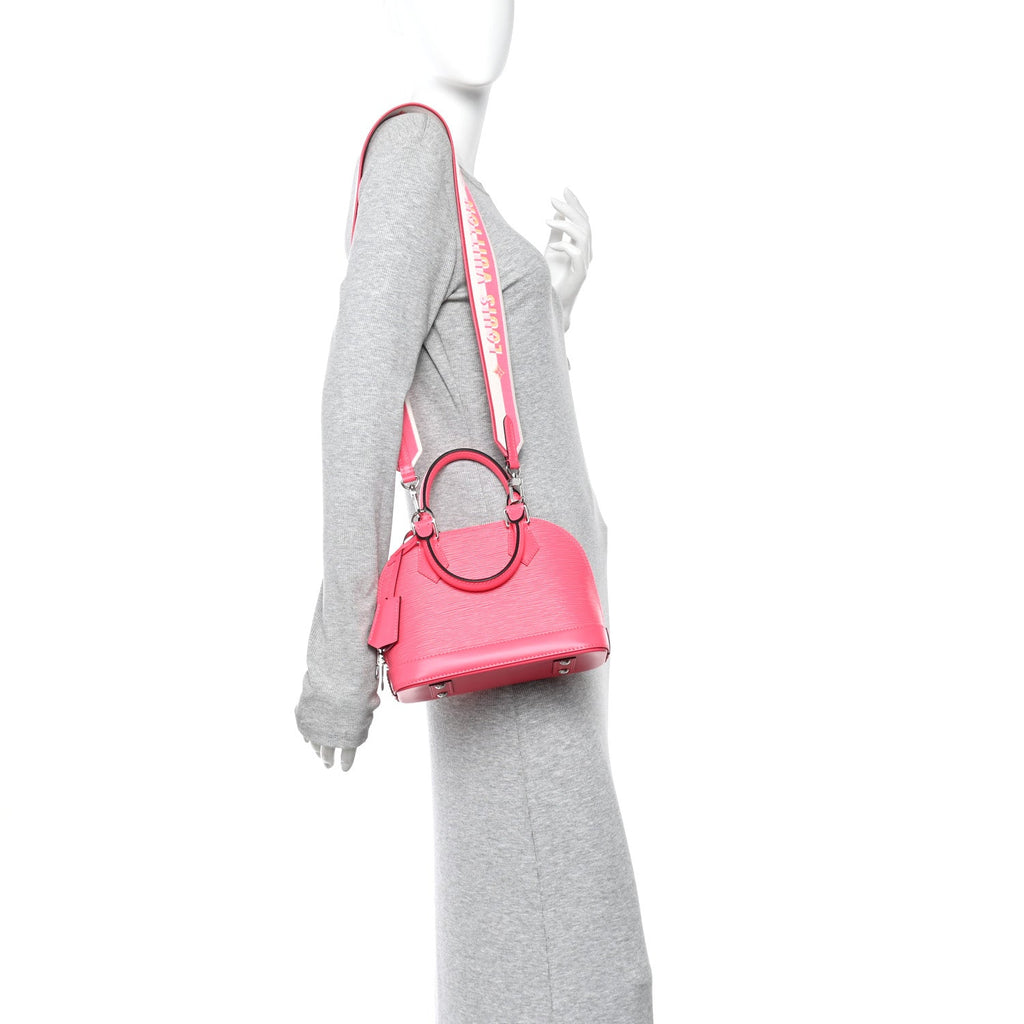 Louis Vuitton Epi Jacquard Alma BB Dragon Fruit