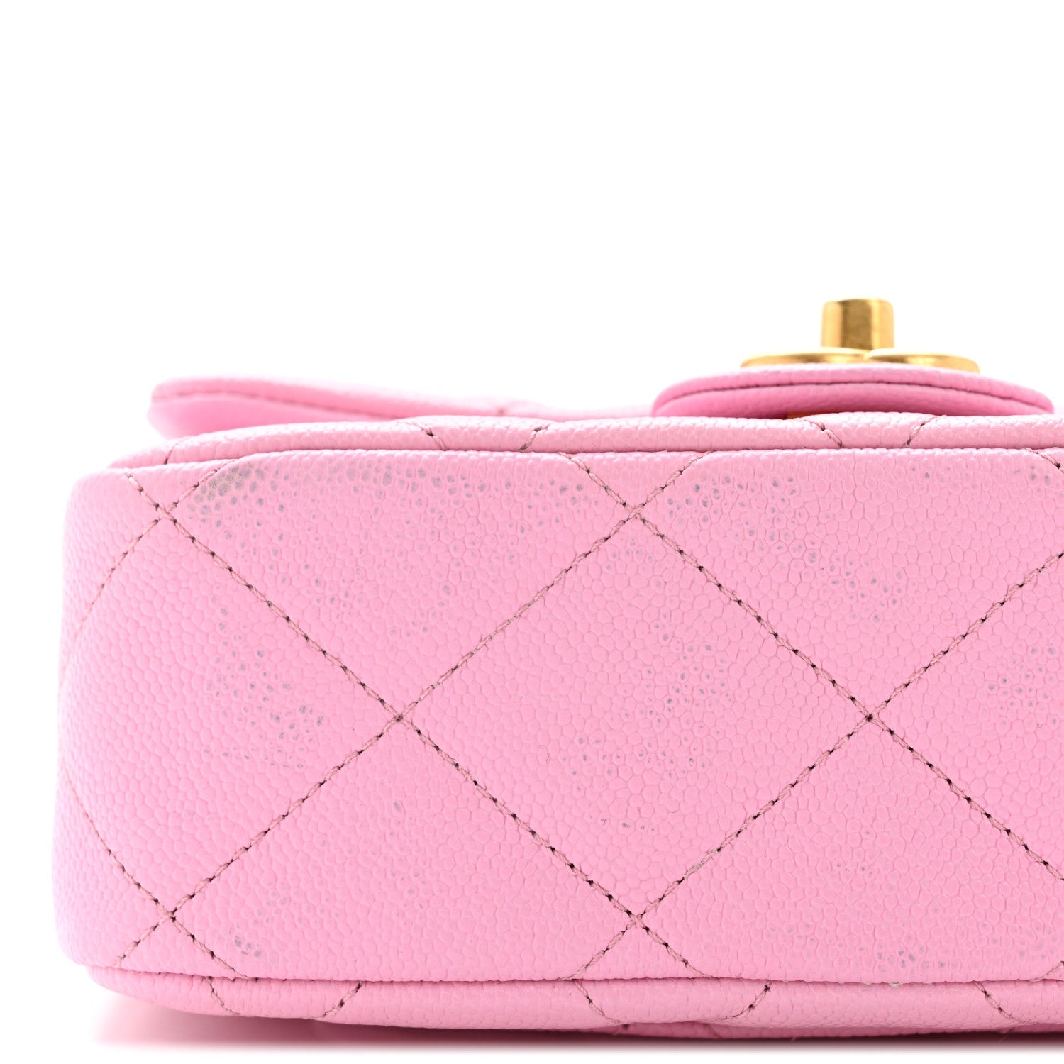 Chanel Caviar Quilted Mini Sweetheart Flap Lilac