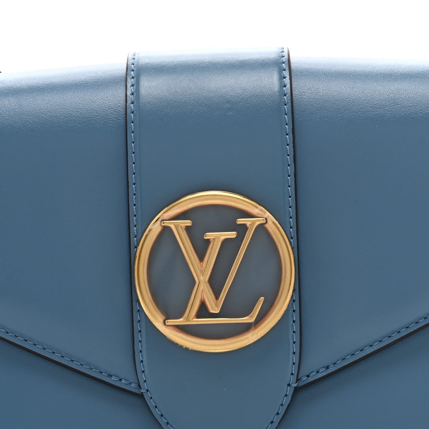 Louis Vuitton Smooth Calfskin LV Pont 9 Blue Orage