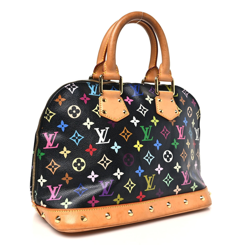 Louis Vuitton Monogram Multicolor Alma PM Black