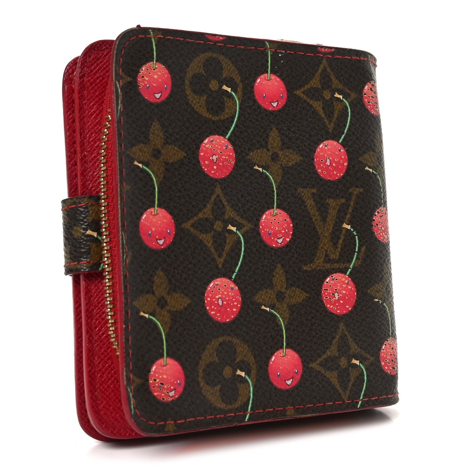 Louis Vuitton Monogram Cerises Compact Zippe Wallet