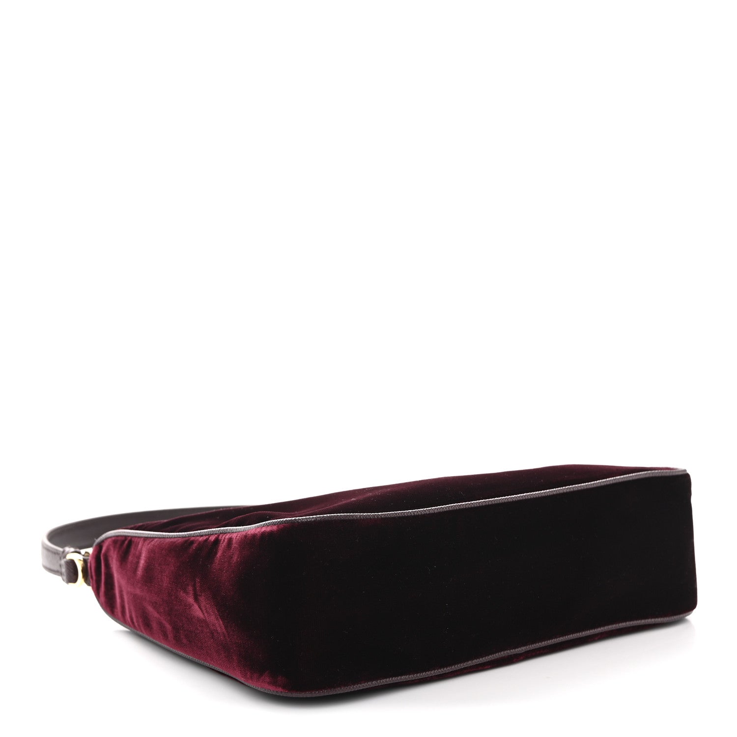Prada Velvet Mini Re-Edition 2005 Shoulder Bag Red