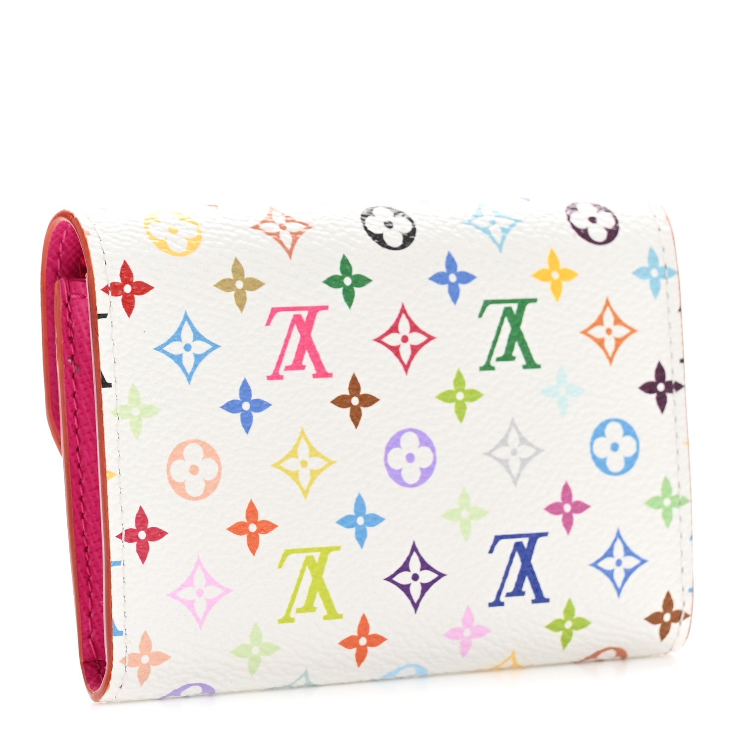 Louis Vuitton LV X TM Monogram Multicolor Rosalie Coin Purse White Kawaii Pink