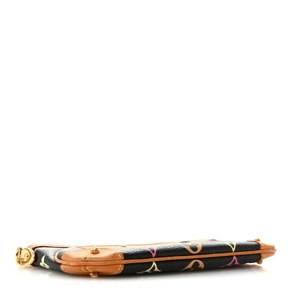 Louis Vuitton Monogram Multicolor Pochette Milla MM Black