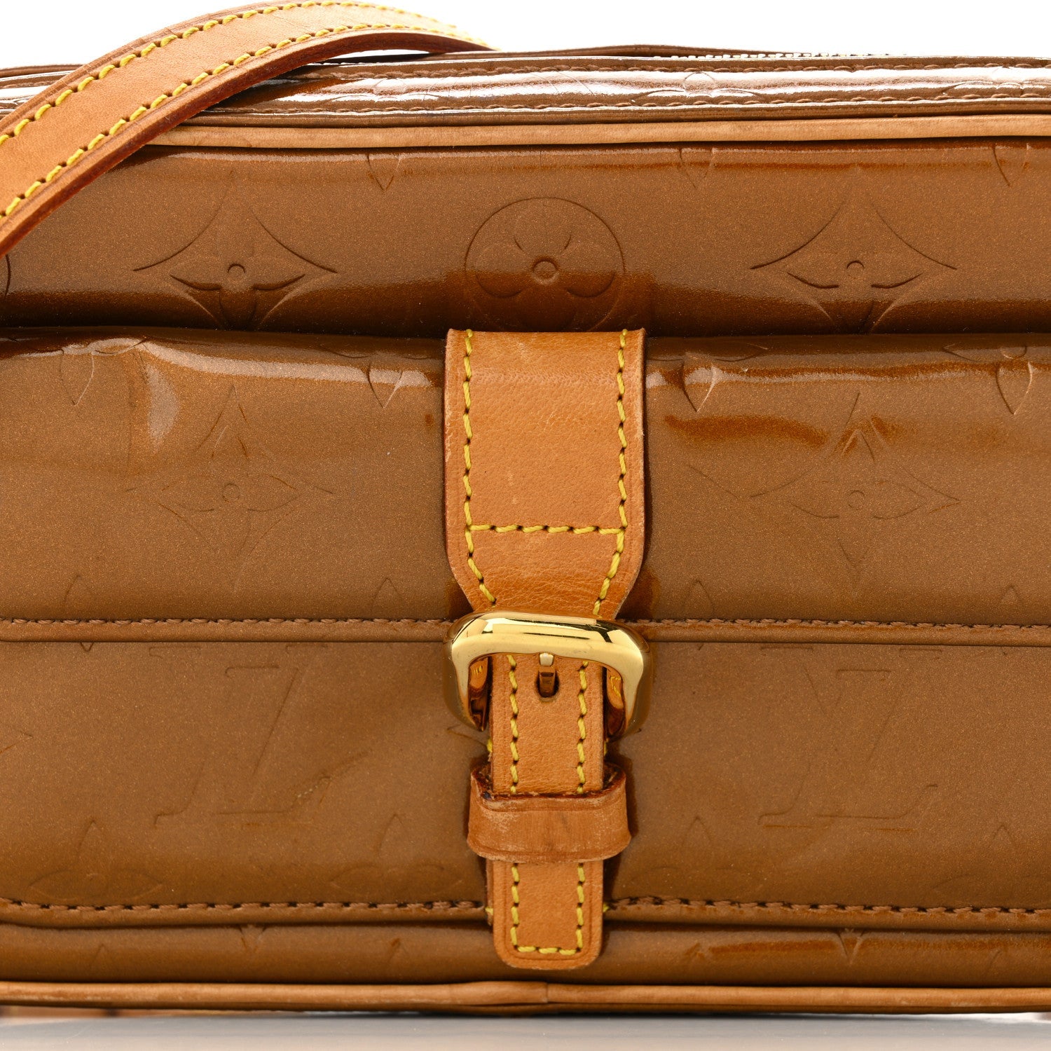 Louis Vuitton Vernis Christie MM Bronze