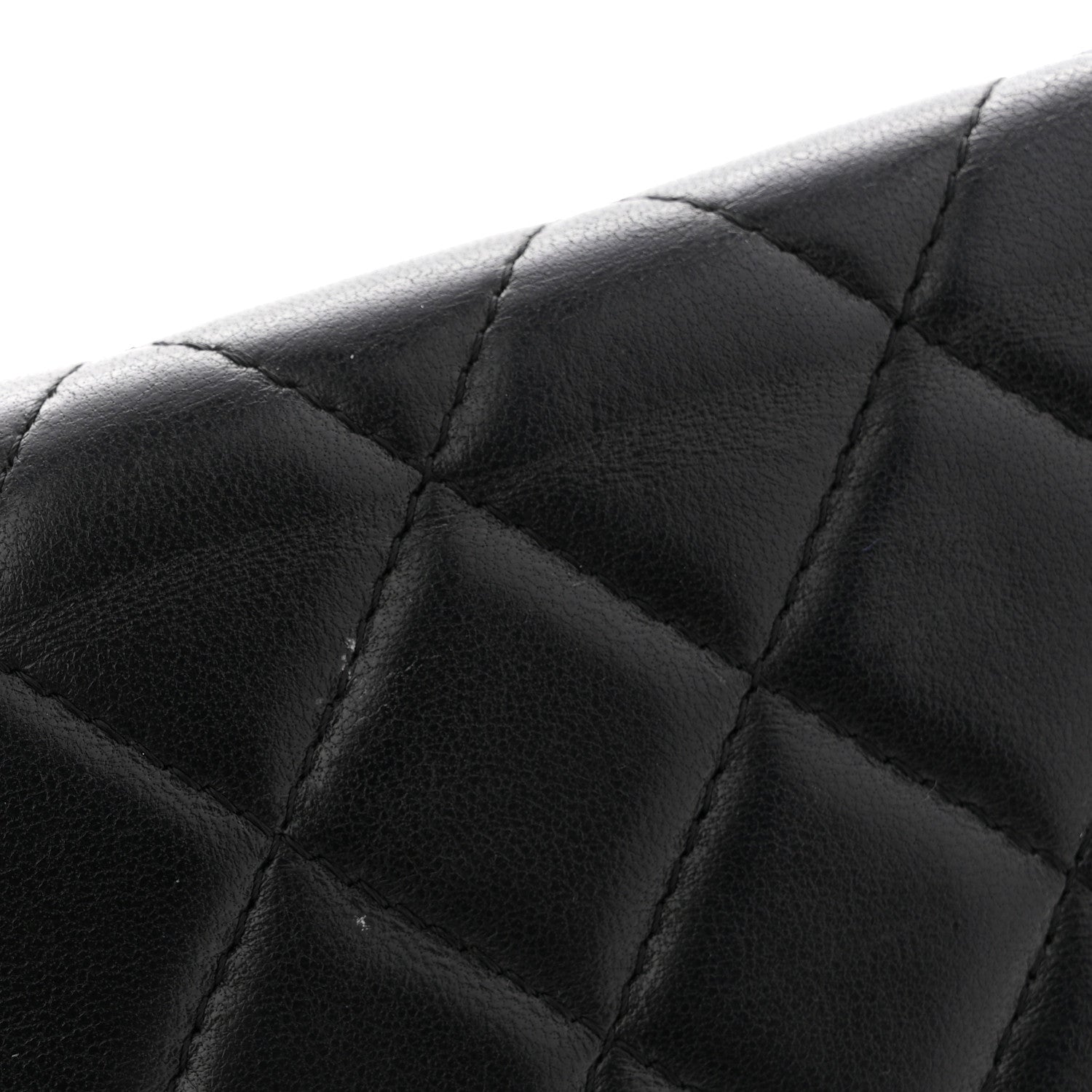 Chanel Lambskin Quilted Golden Class Wallet on Chain WOC Black
