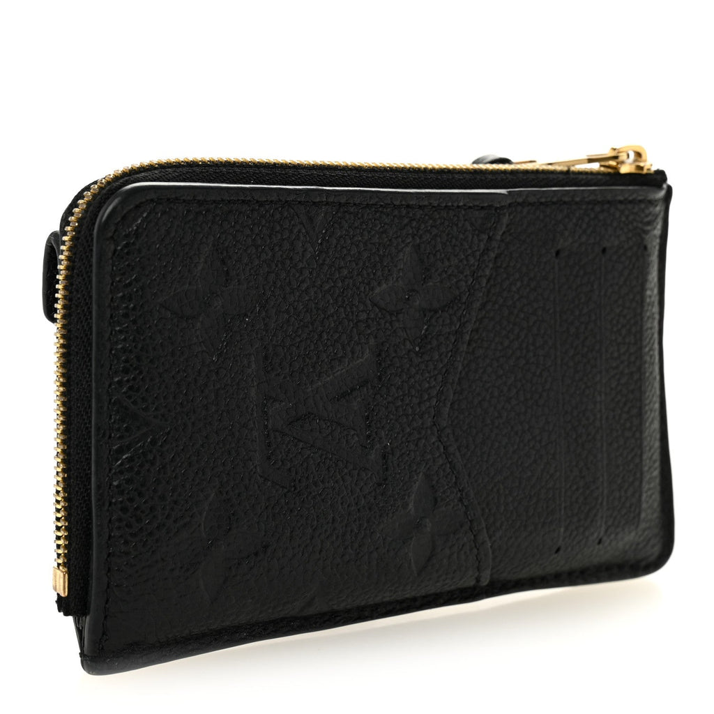 Louis Vuitton Empreinte Recto Verso Card Holder Black