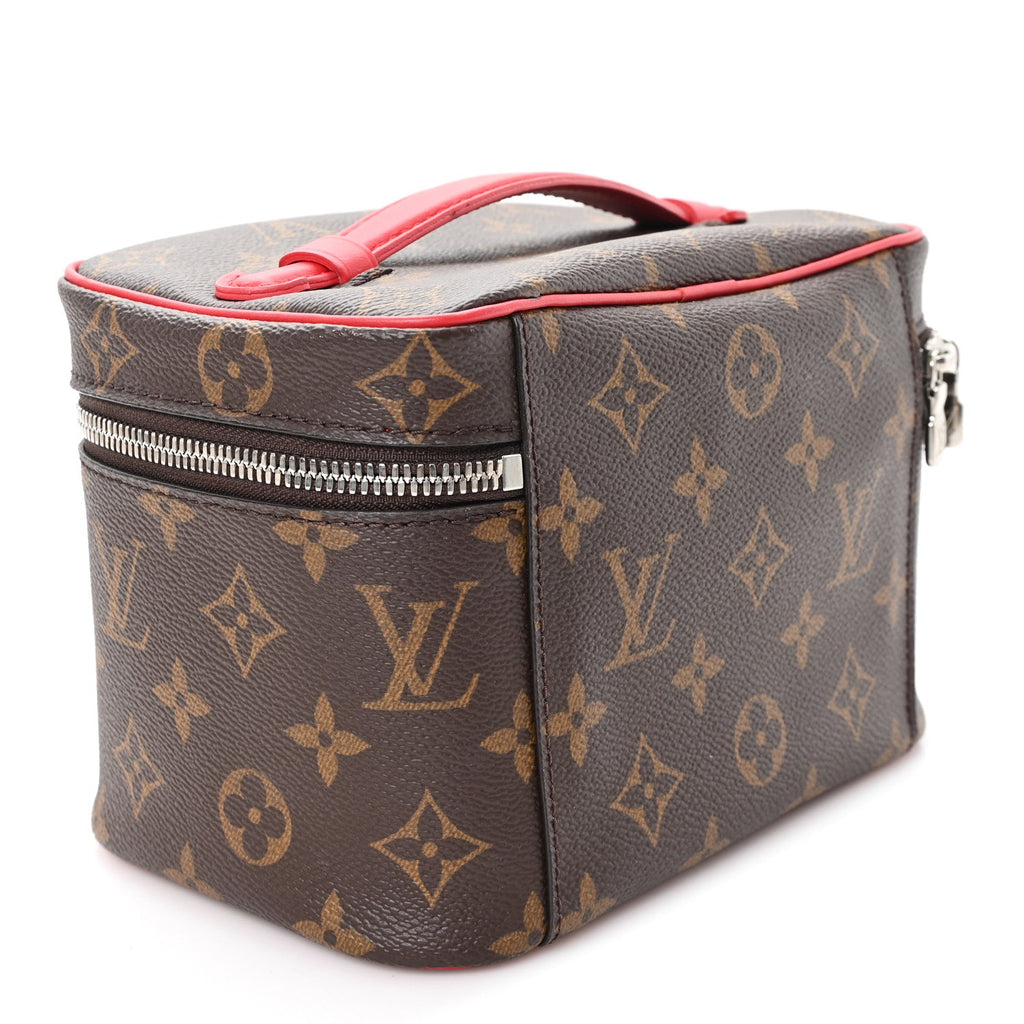 Louis Vuitton Monogram Macassar Nice Mini Rouge