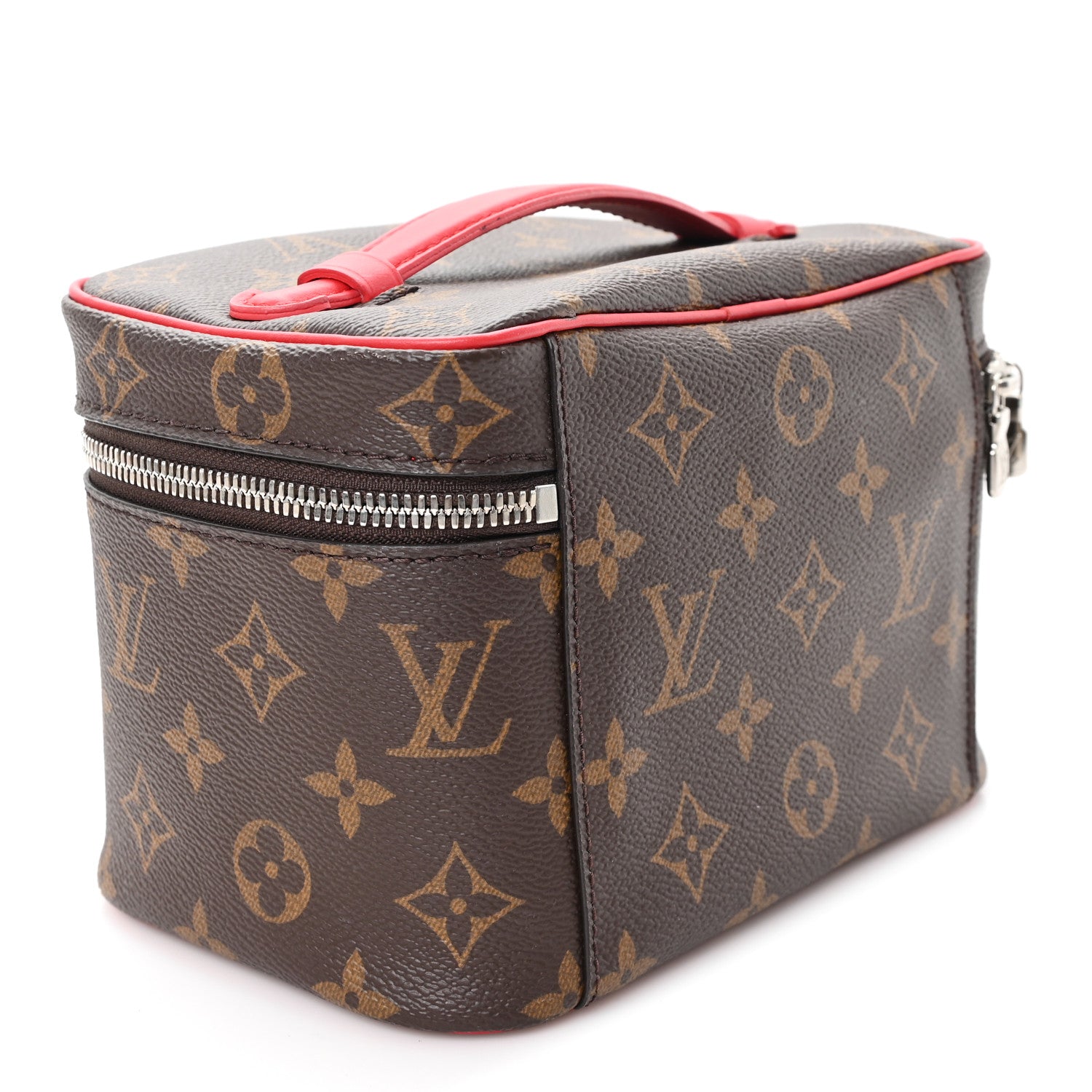 Louis Vuitton Monogram Macassar Nice Mini Rouge