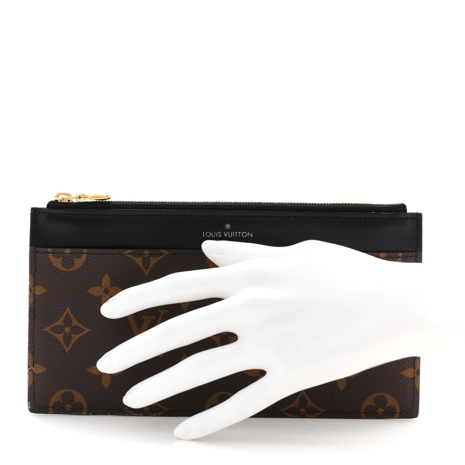 Louis Vuitton Monogram Slim Purse Black