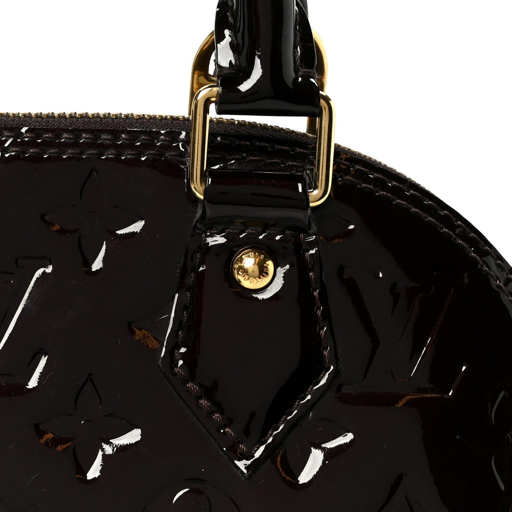 Louis Vuitton Vernis Alma BB Amarante