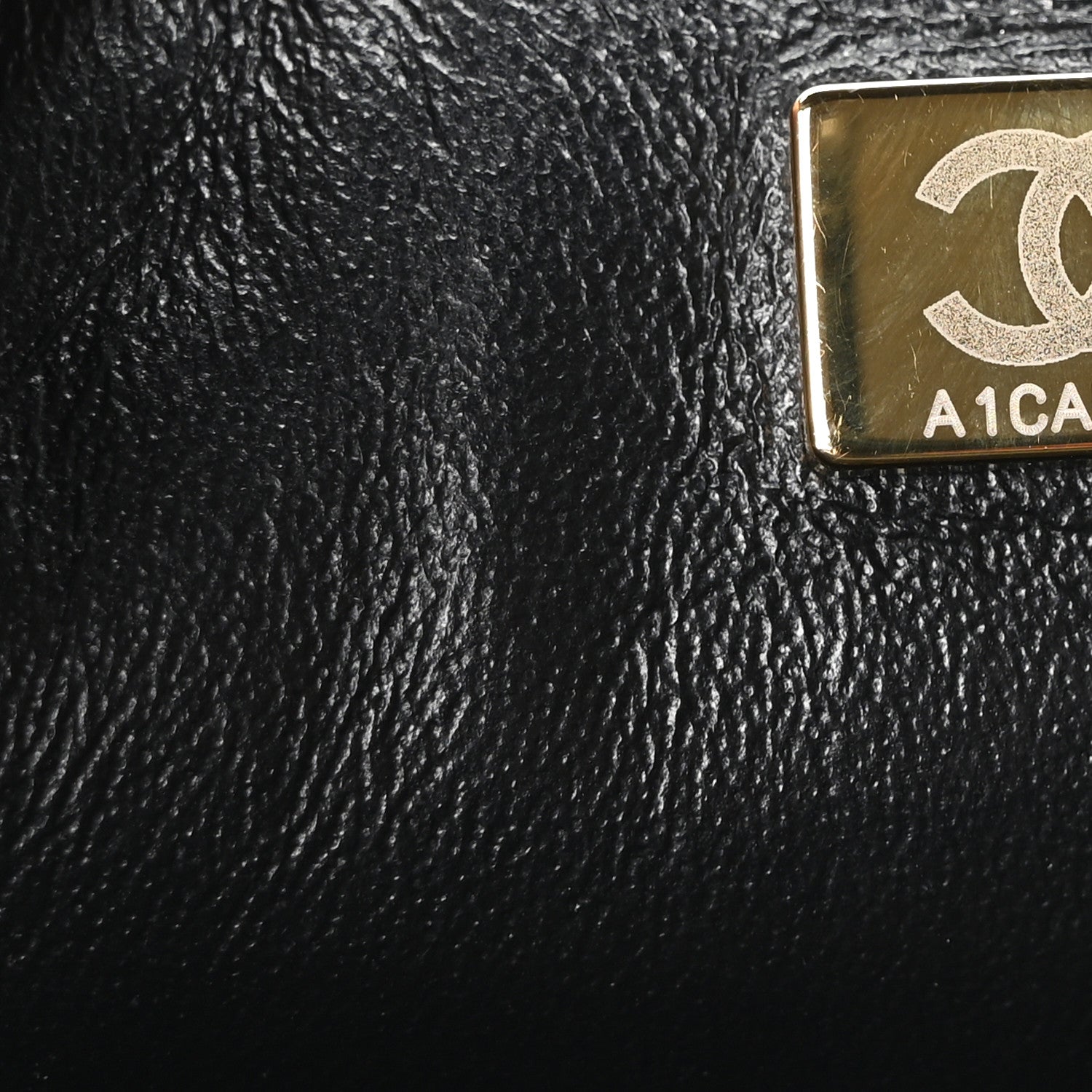 Chanel Lambskin Quilted Mini Rectangular Flap Black