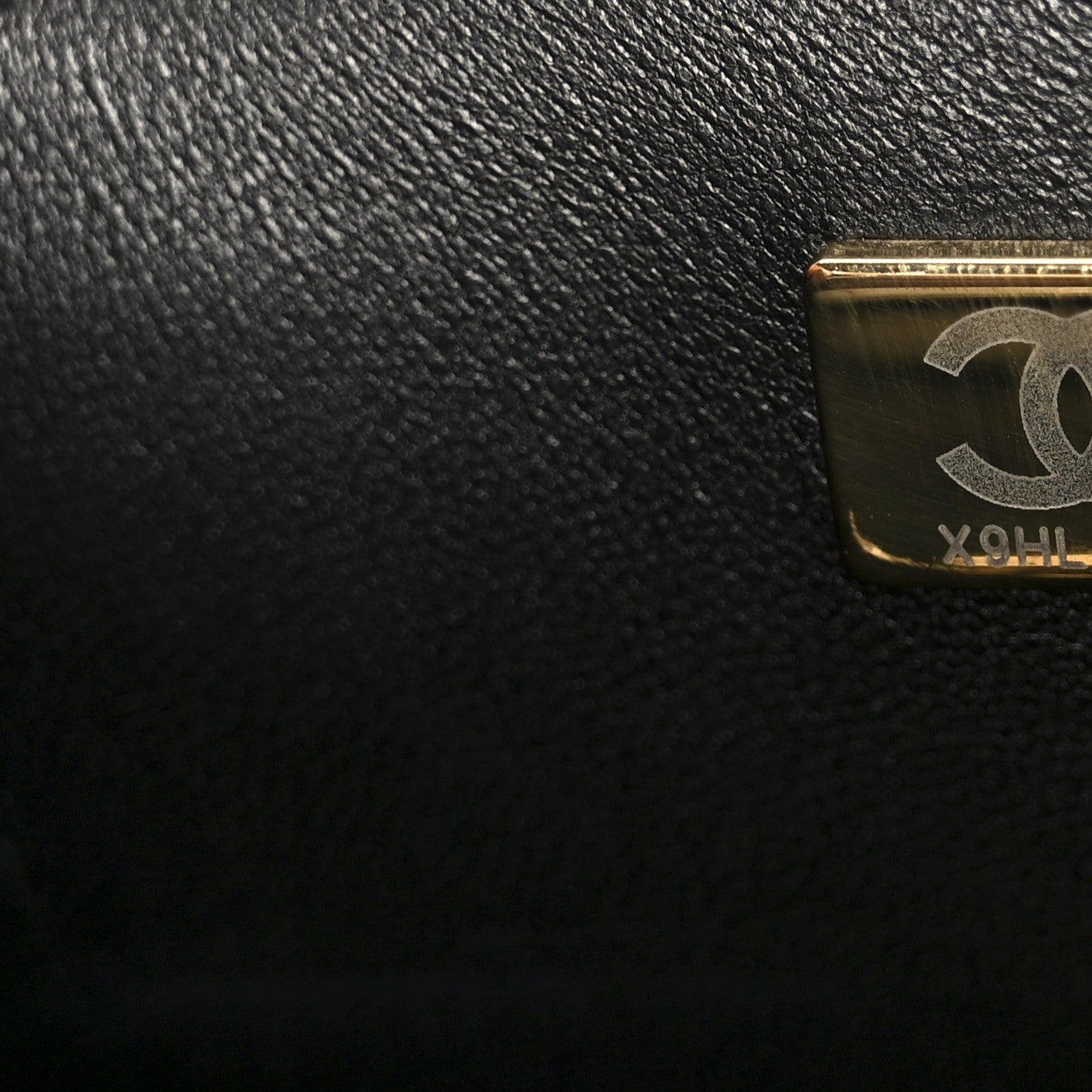 Chanel Calfskin Quilted Medium Chain Detail Boy Flap Black