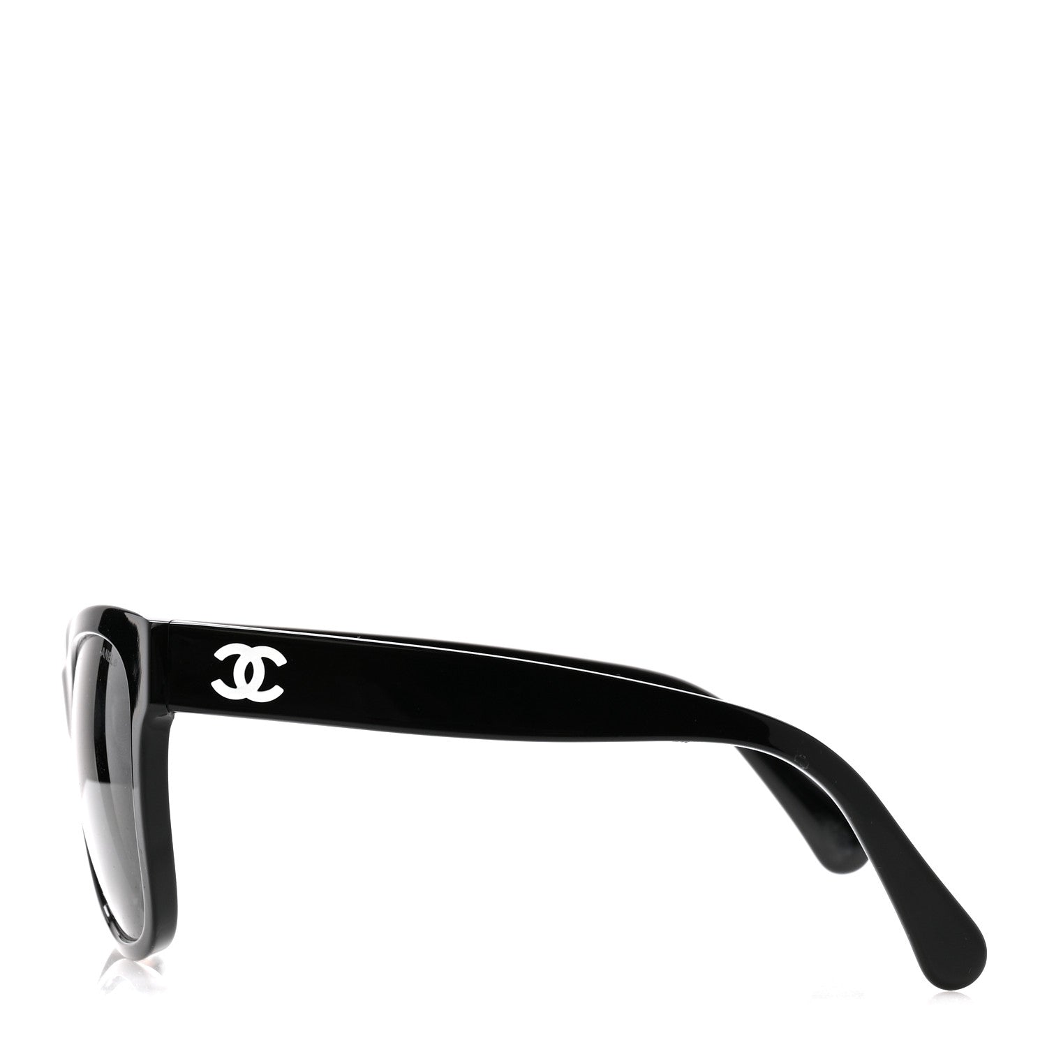 Acetate Square CC Sunglasses 5380-A Black