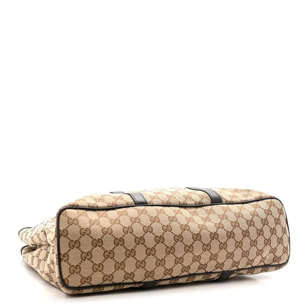 Gucci GG Monogram Large Joy Tote Bag Dark Brown