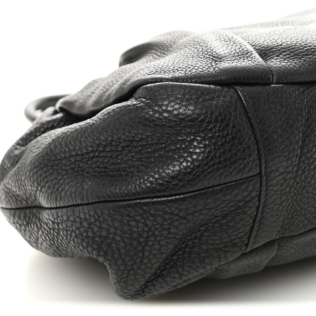 Prada Vitello Daino Shoulder Bag Black