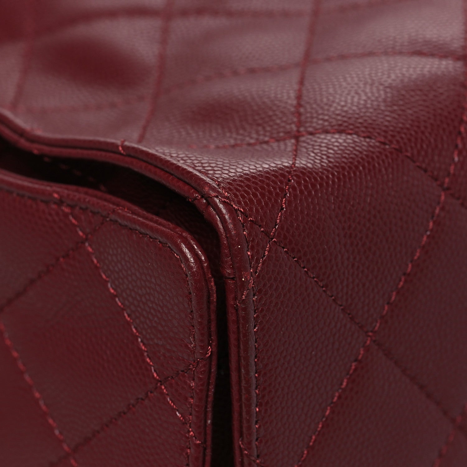 Chanel Caviar Quilted Medium Chanel 25 Handbag Burgundy
