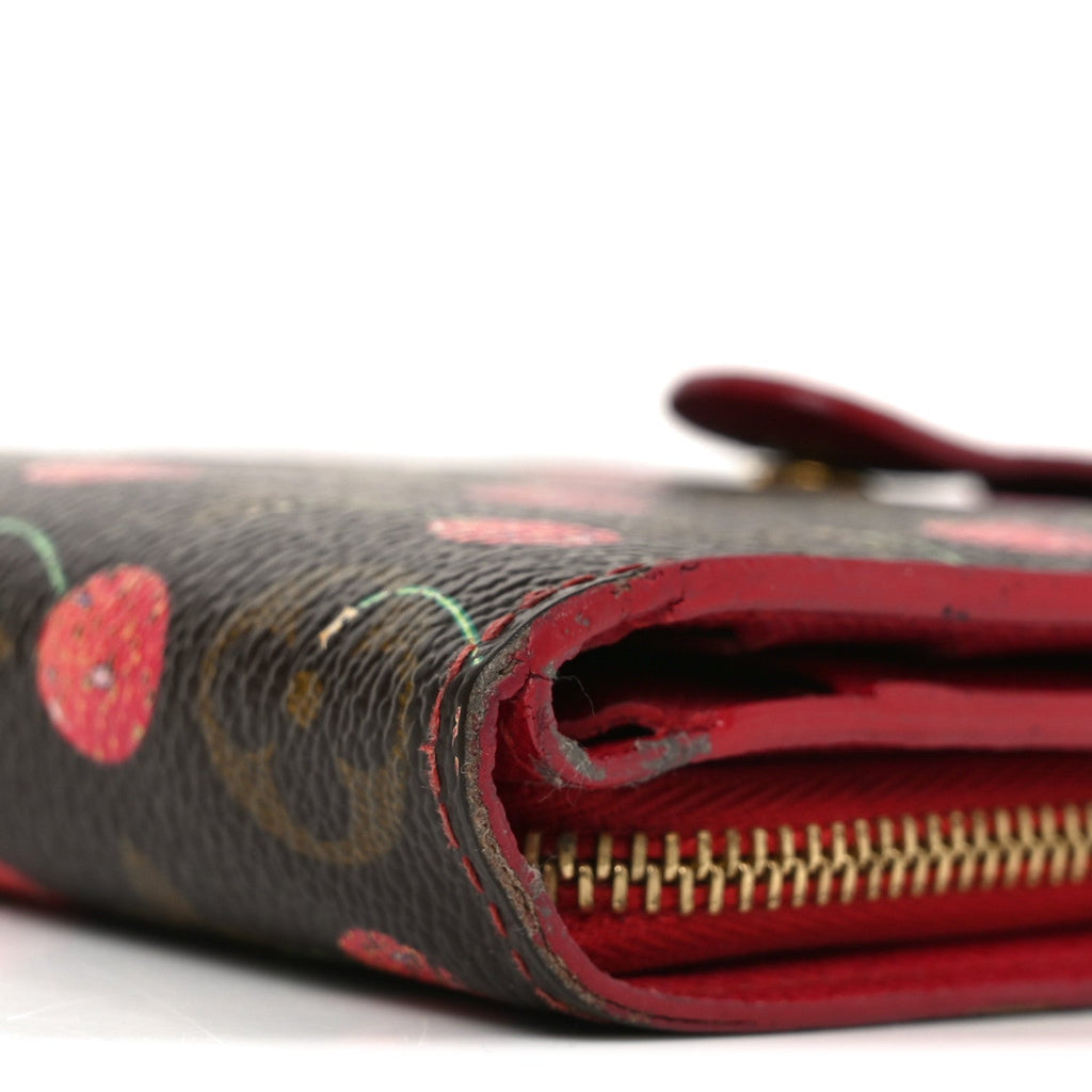 Louis Vuitton Monogram Cerises Compact Zippe Wallet