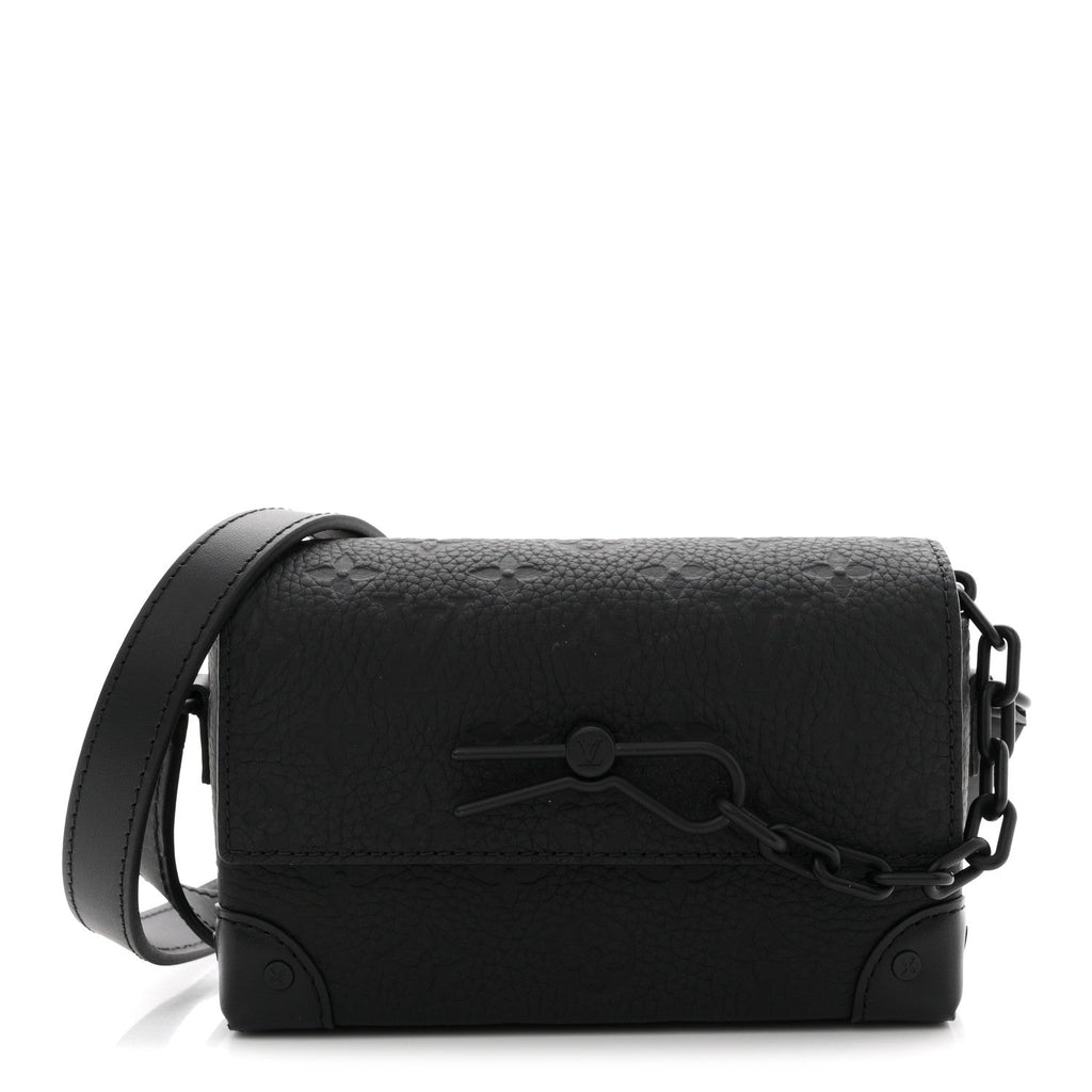 Louis Vuitton Taurillon Monogram Steamer Wearable Wallet Black