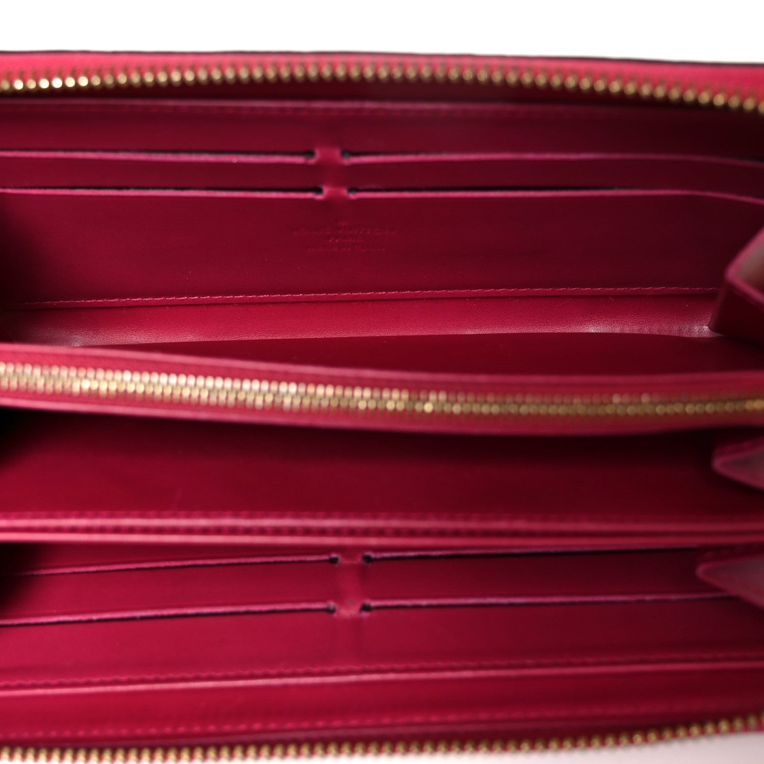 Louis Vuitton Vernis Zippy Wallet Rose Indien