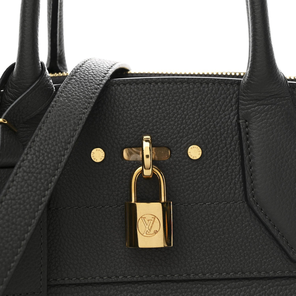 Louis Vuitton Taurillon City Steamer MM Gris