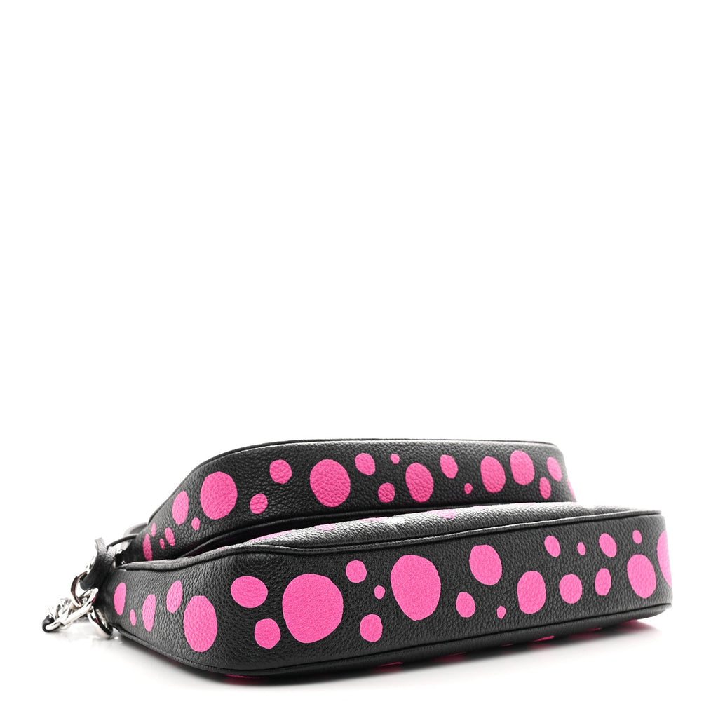 Louis Vuitton LV X YK Empreinte Multi Pochette Accessories Black Fuchsia