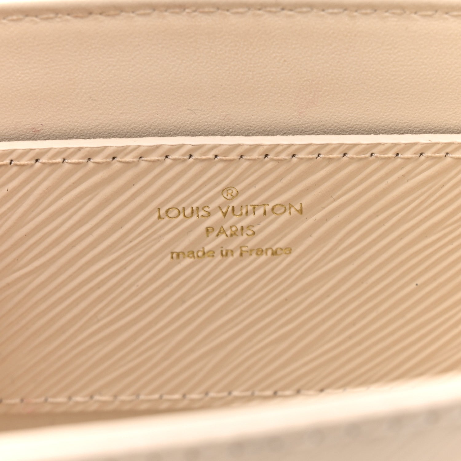 Louis Vuitton Epi Twist Braided Chain Shoulder Bag PM Quartz White