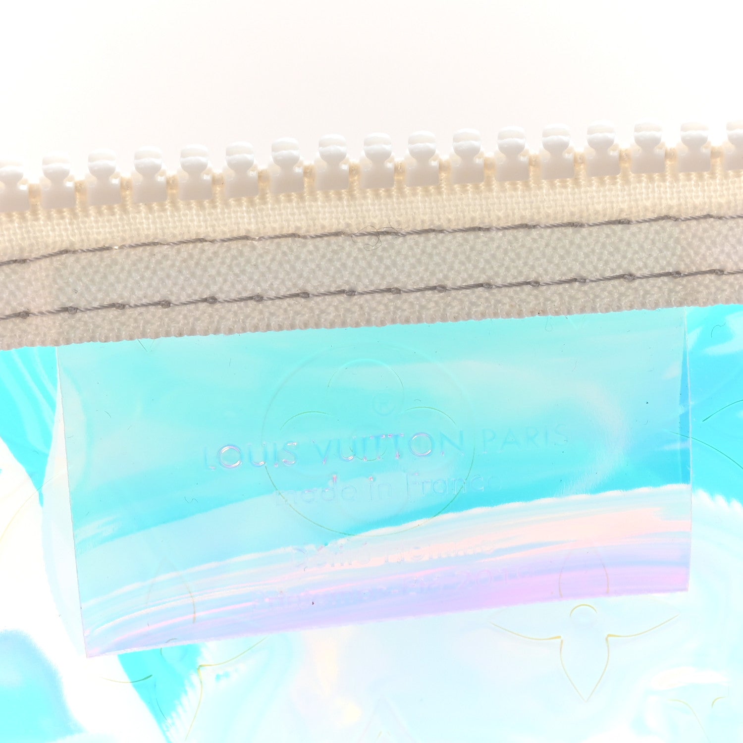 Louis Vuitton PVC Monogram Keepall Bandouliere 50 Iridescent Prism